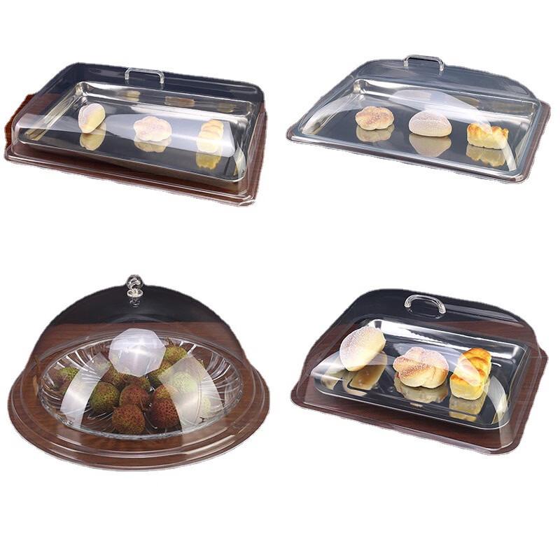 Large Rectangular Transparent Food & Cake Cover