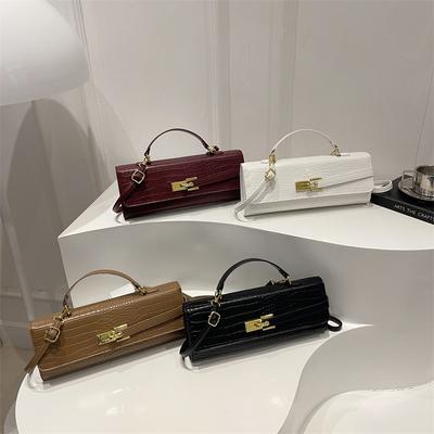 Autumn and Winter New Women's Messenger Bag Retro Simple Fashion Baguette Bag Niche Casual Personalized Shoulder Bag