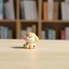 2 Pcs Mini Dog Figurines, Tiny Resin Puppy Figures, Cute Miniature Animal Statues for Desktop, Car Decoration, Micro Landscape, Dollhouse Accessory