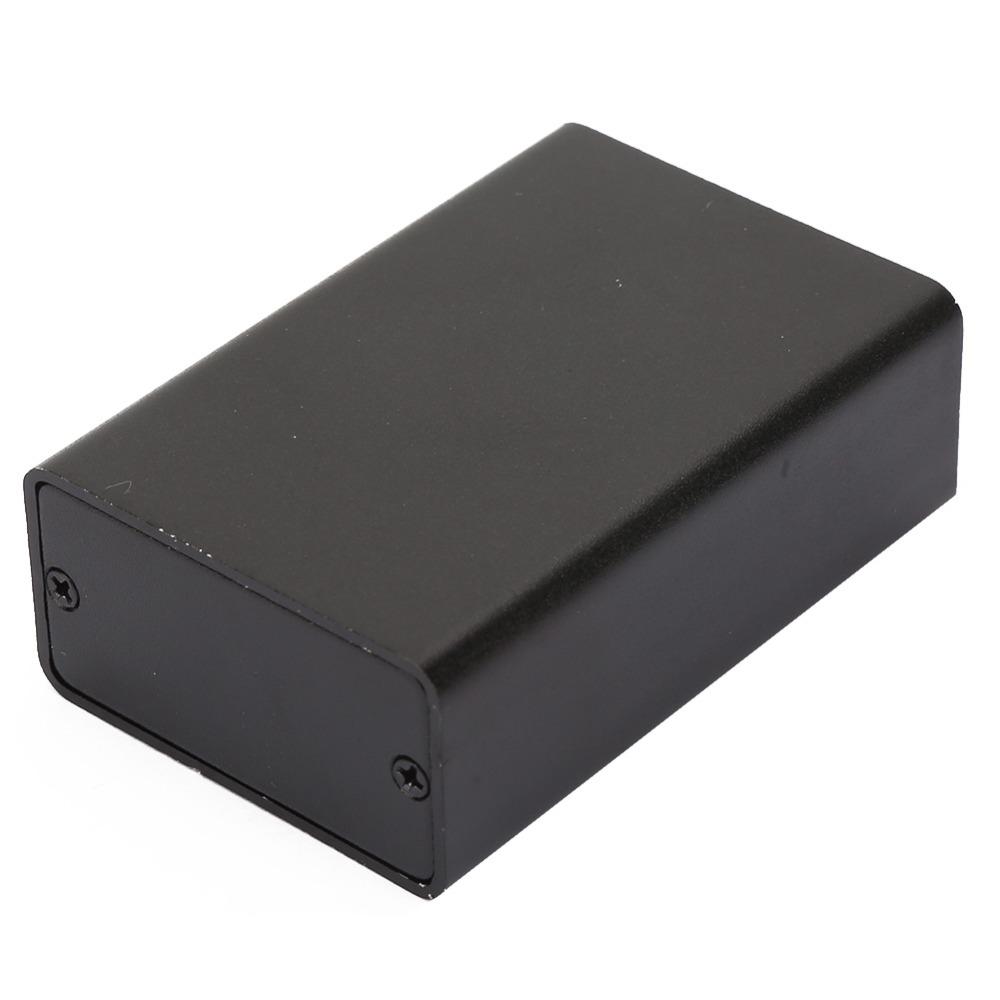 23×44×65mm Printed Circuit Board Instrument Box Frosted Black Durable Construction Enclosure Electronic Project Case Aluminum