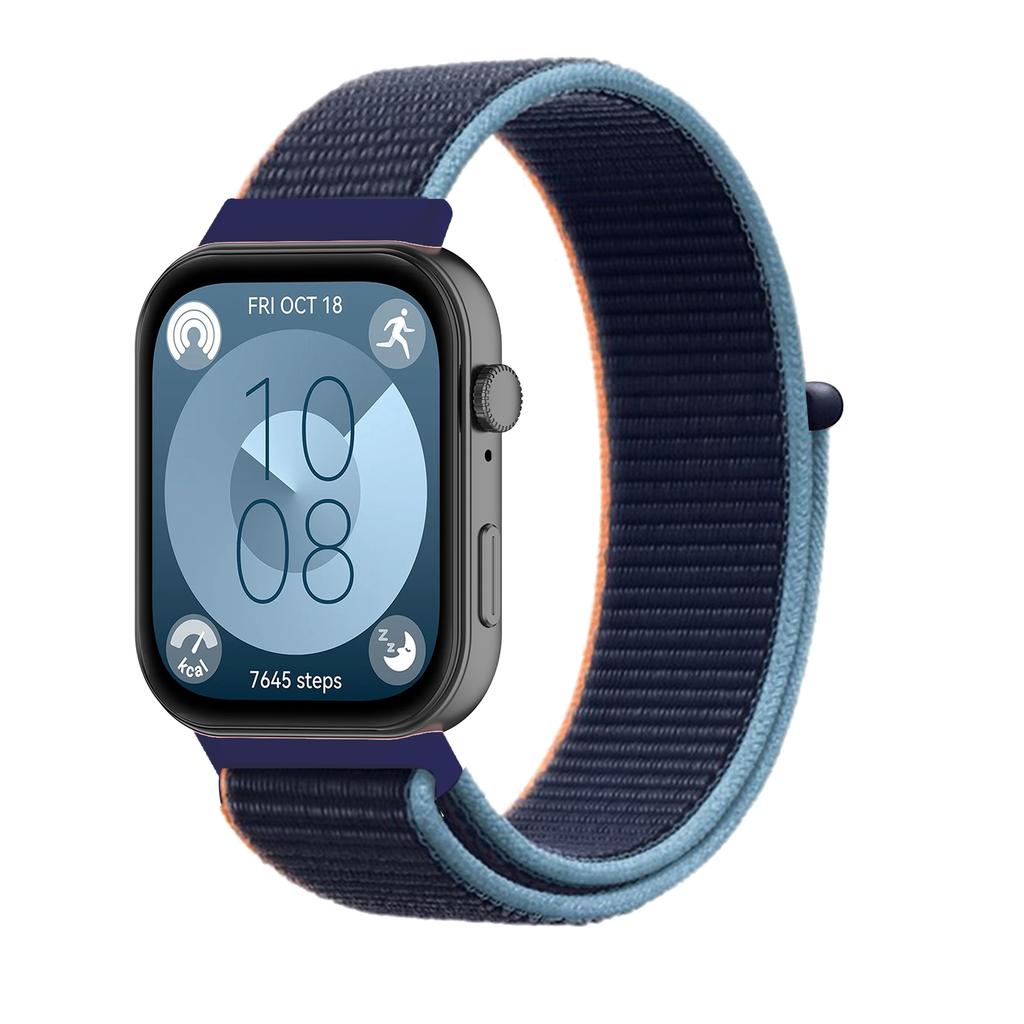 Nylon Strap For Huawei Watch Fit 4/4 Pro/3 Woven Sport Band for Huawei Watch Fit 4 Strap Smartwatch Wristband Bracelet Watchband