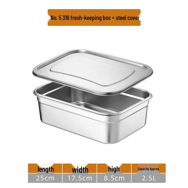 ZISIZ 316 Stainless Steel Food Storage Container