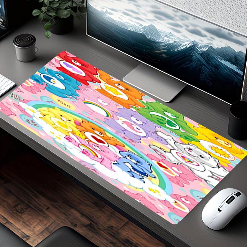 Care Bears Print Mouse Pad, for Keyboard Pad Laptop PC Mat for Office Home Use, Desk Decor, Perfect Birthday Gift for Gamers