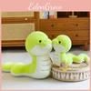 Cute Plush Snake Toy Adorable Green Stuffed Animal Doll For Year Of The Snake Gifts