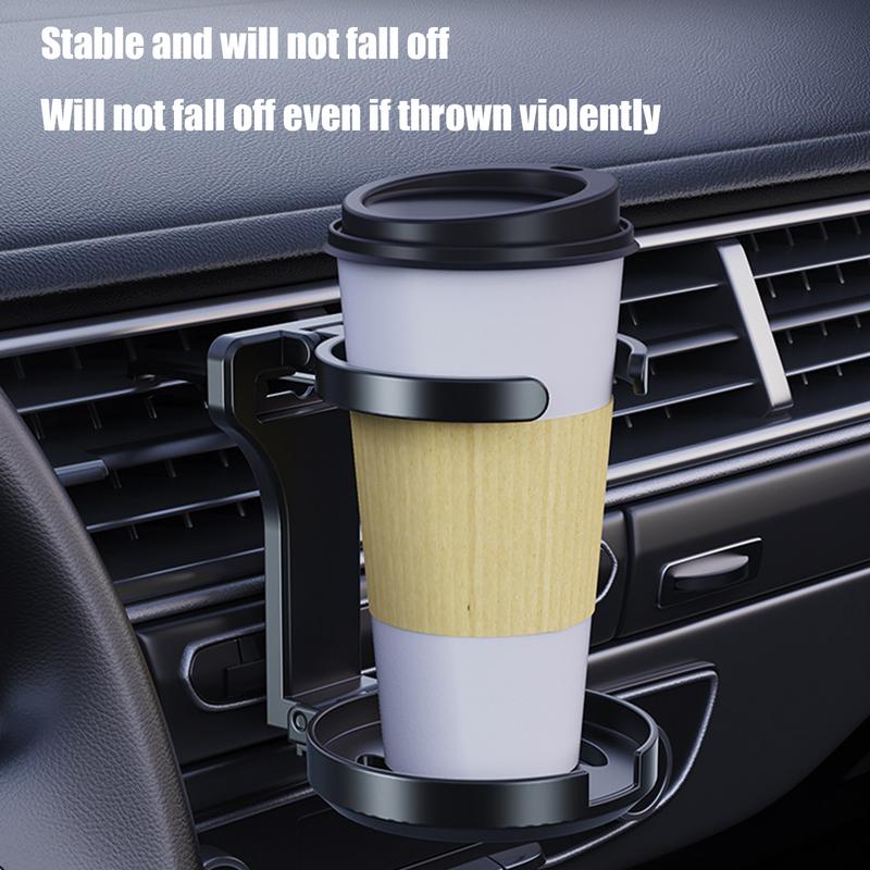 Car Cup Holder Portable Foldable Vent Cup Holder Automotive Supplies For Drink Coffee Soda Cans Water Bottles Camping Commute