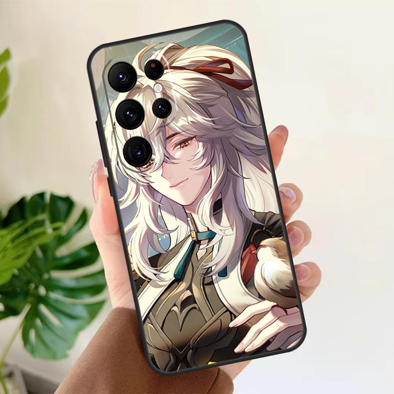 

Honkai Star Rail Цзин Юань Мягкий чехол для Samsung Galaxy S21 S22 S23 S24 S25 Ultra S9 S10 Plus S20 FE S24 FE Чехол для телефона Galaxy S25Ultra