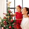 100/5Pcs Artificial Berries Christmas Decoration Red Berry Branches 7/14 Head Berries Stems Bouquet DIY Xmas Tree Wreath Decor