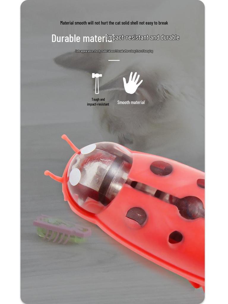 Elektrisches Haustierspielzeug-Set: Hundezahnbürste, Mikro-Insektenhüpfer, Elektronische Maus und Mechanischer Katzen-Teaser