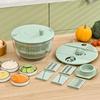 Double Layer Salad Spinner With 304 Stainless Steels Basket For Efficient Vegetable Fruit Drying And Washing Kitchen Tool