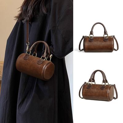 2025 New Women's Bag Autumn Winter Genuine Leather Single Shoulder Crossbody Bag Melad Handbag Pillow Bag