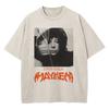 Vintage Washed Lady Gaga The Mayhem Ball Tour  T Shirt Fashion MenWomen Aesthetic High Quality Acid Wash  Cotton Tees