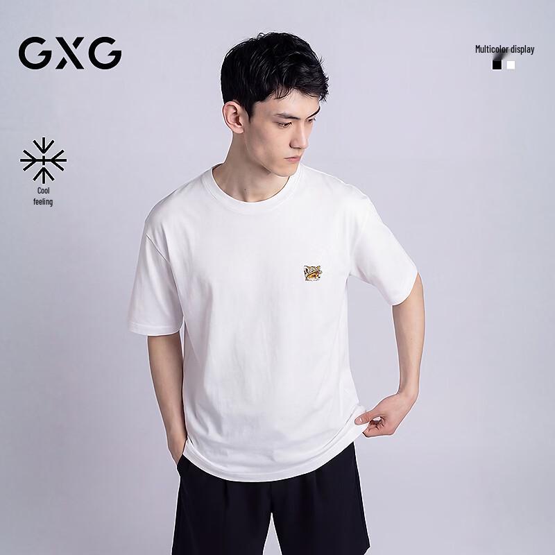 GXG Men s Cooling Fox Embroidered Short Sleeve T-Shirt XL