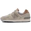 576 Made In England Nostalgic Sepia Men Sneakers Cream Moonstruck Elephant-Skin OU576GT