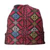 Cool Winter Warm Women Unisex Knitted Hats Adult Unisex Palestinian Embroidery Skullies Beanies Caps Palestine Tatreez Bonnet Hats