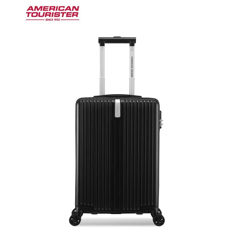American Tourister Striped Business Travel Suitcase 20 inches