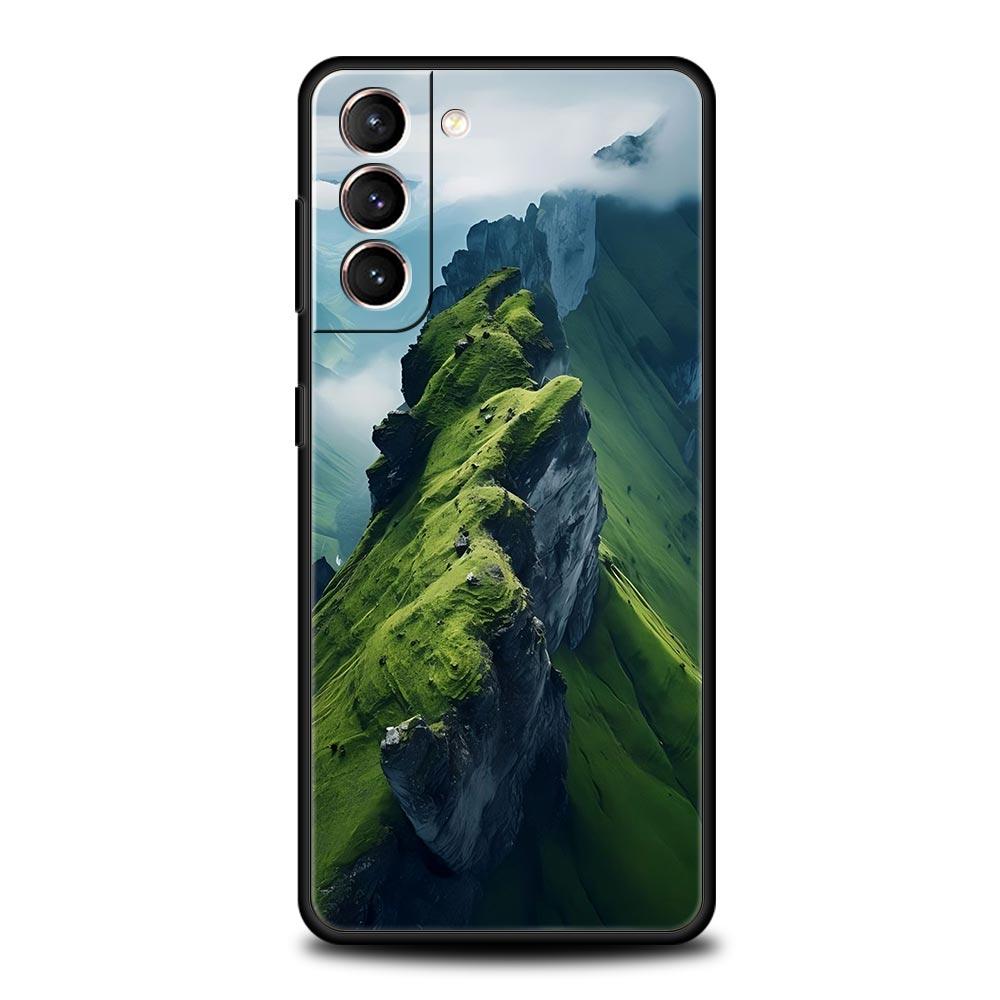 Lucky Grass Phone Case For Samsung Galaxy S24 S23 S22 S20 Ultra S21 FE 5G S10 S9 Plus S10E S8 Soft Silicone Cover