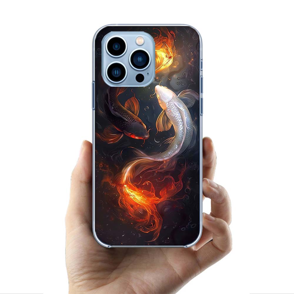 Majestic Koi Fish Cases Phone Case For Iphone 17E 16E 17 Air 16 Pro Max 15 Pro 14 Plus 11 13 12 Mini Cover Cases Compatible with
