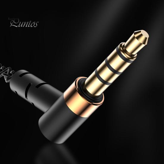 In-Ear-Kopfhörer Dynamic Circle Triple Unit mit Mikrofon, klarer Klang, Rauschunterdrückung, 3,5-mm-Kopfhörer mit Kabel