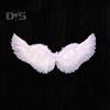 Kids Angel Wings Girls Princess Costume Adjustable Feather Fairy Wings Cosplay Stage Performance Prop for Halloween Parties