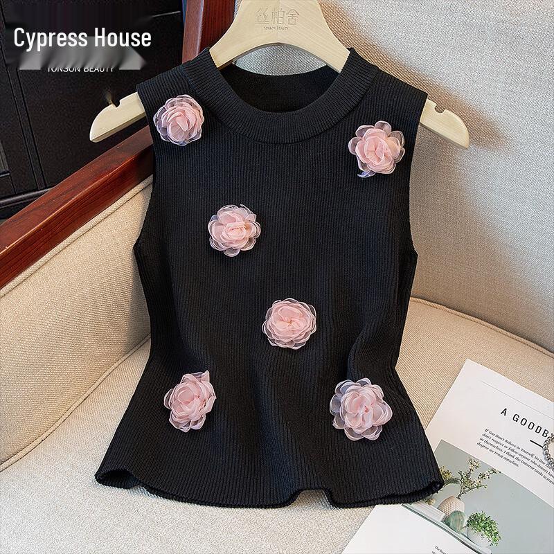 Women s Color-block Knit Vest One Size