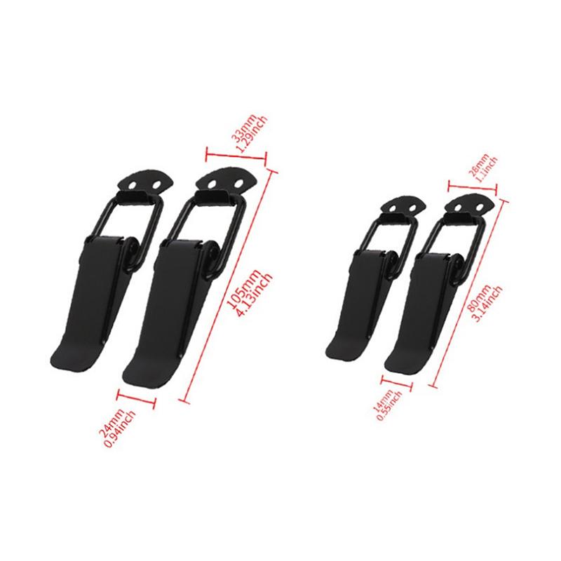 1 Paar Auto Stoßstangen Clip Haken Befestigungsclip Universeller Sicherheits Haken Schloss Clip Kit