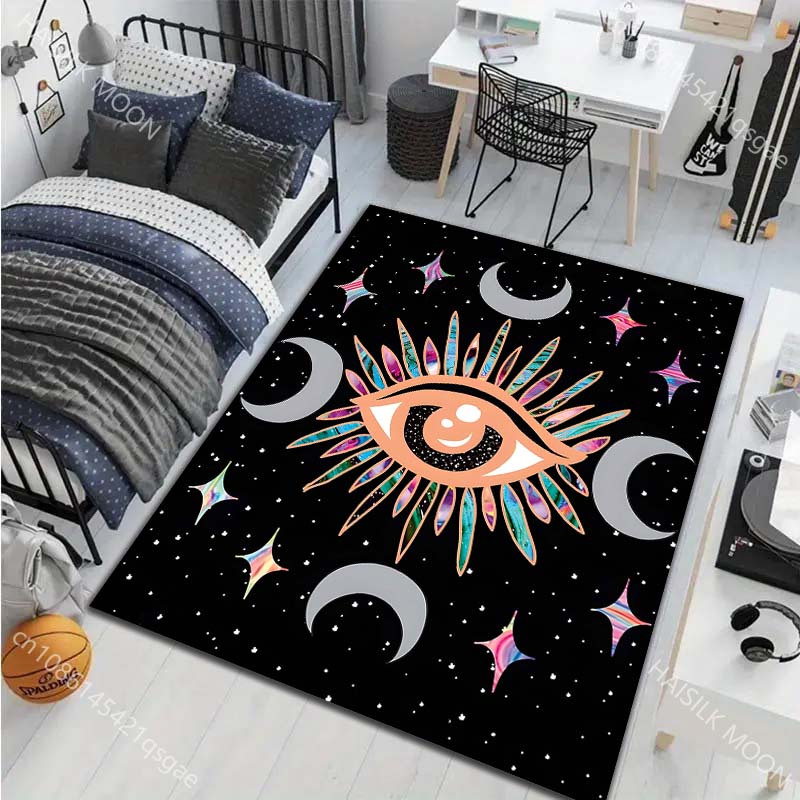 17 Styles Witchy Eye Painting Carpet for Living Room Bedroom Sofa Doormat Decor Sofa Table Area Rug Non-slip Floor Mat