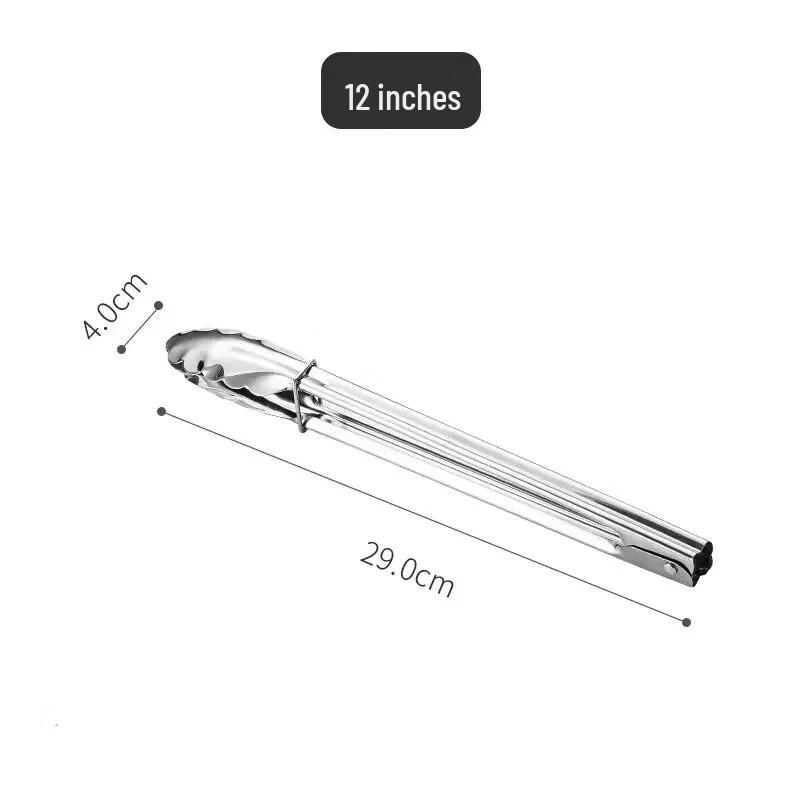 

abdo 12-inch Stainless Steel Food Tongs Set (5 Pack)