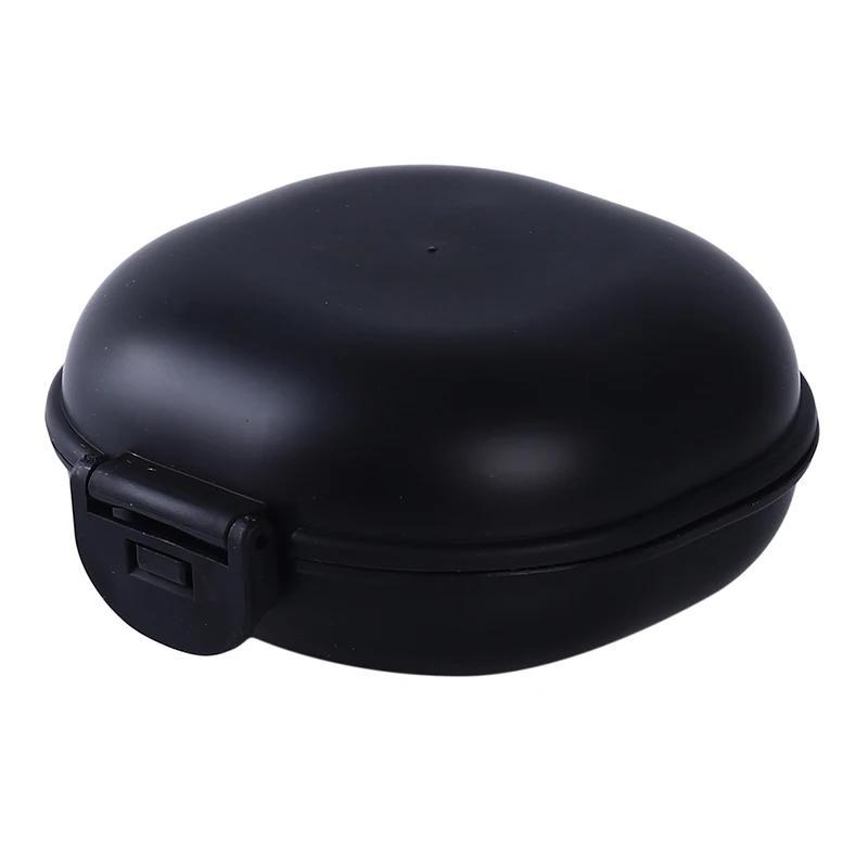 1Pc Waterproof Soap Box with Lid Travel Bathroom Creative Cute Solid Color Draining Portable Holder Camping Equipment