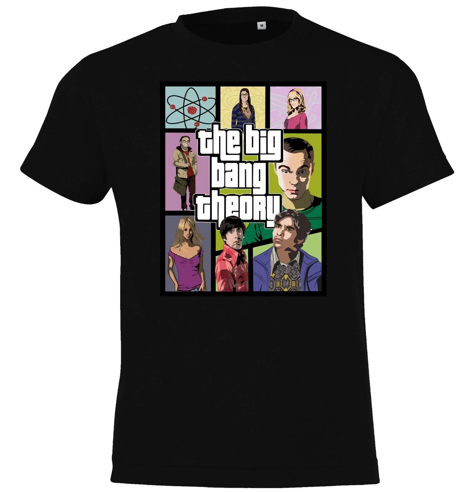 Youth Designz Kids kids boys T-Shirt Big Bang Logo Print Gaming Nerd Games Grand Theft 160