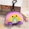 Cloud Rainbow Heart Plush Toy Keychain Stuffed Doll Pendant Decoration Cartoon
