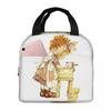 Sarah Kay Swing Girl Cartoon Insulated Lunch Bag for Women Kids Leakproof Food Boxes Thermal Lunch Box Tote