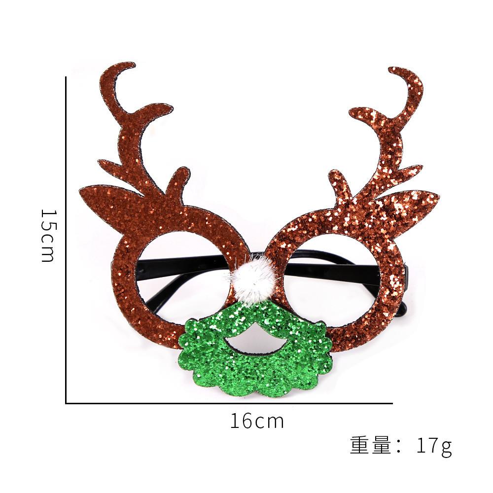 Cartoon Eyewear Festive Featuring Antler Designs Ideal For Christmas Celebrations And Holiday Gatherings
