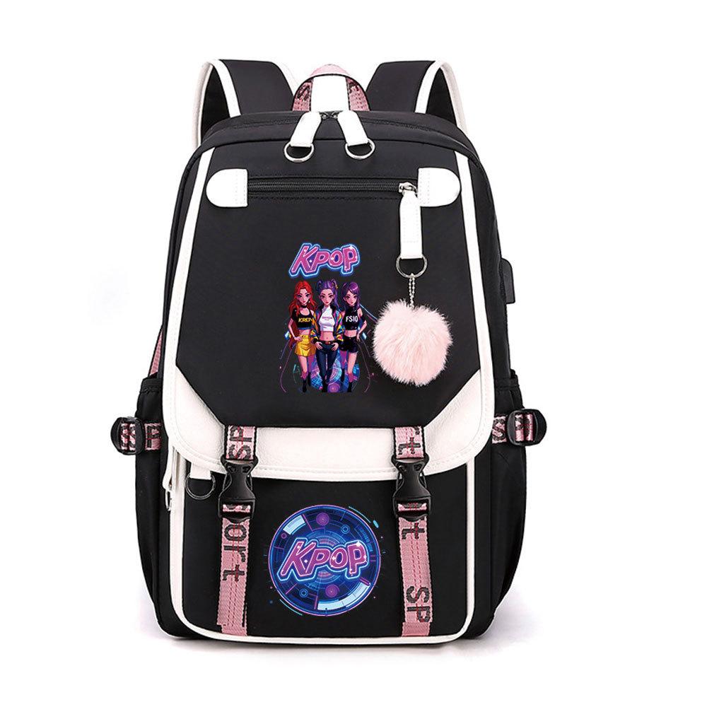 Witch Hunter Animation Cartoon Printed School Bag Large Capacity Junior High School Student Backpack