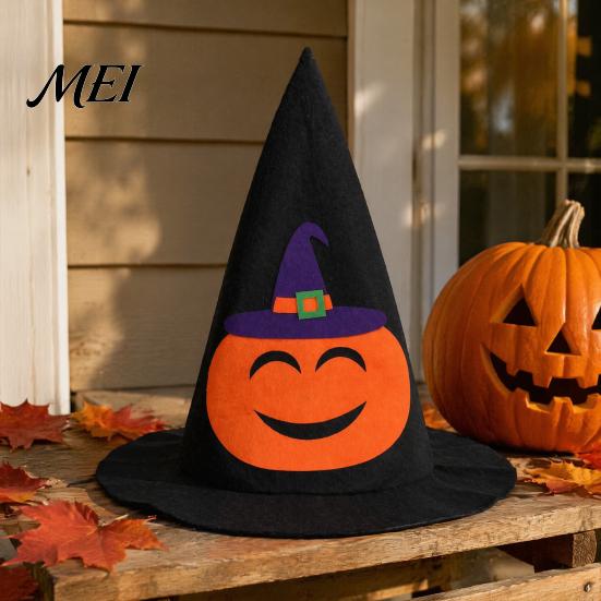 School Art Show Headgear Halloween Pumpkin Hat for Kids Adults, Funny Plush Comfortable Breathable Festival Witch Party Costume, Cosplay, Stage