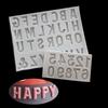 1Pcs Alphabet Letter Number Silicone Sugarcraft Mold Cupcake Chocolate Fondant Cake Decorating Tools