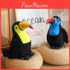 Giant Beak Colorful Plush Bird Toy Parrot Stuffed Animal Kids Decoration Home