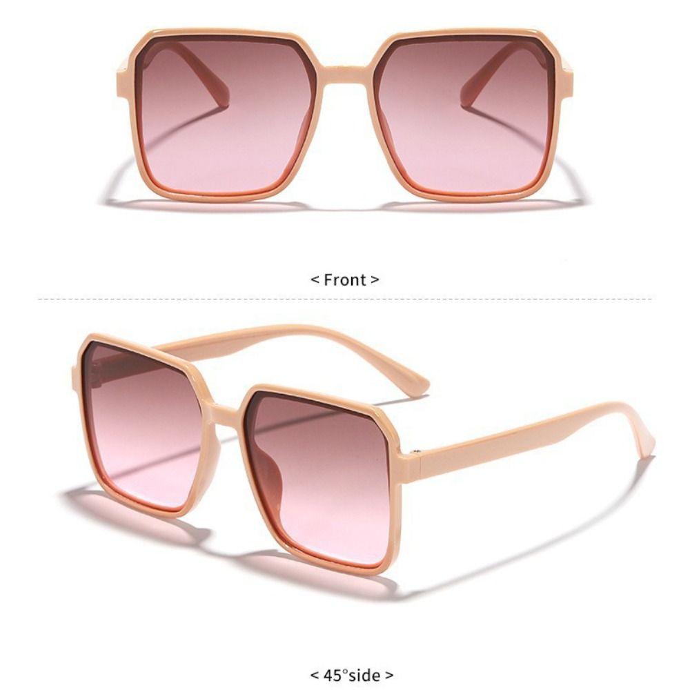 Anti-Glare Sunglasses Lightweight Oversize Sunglasses Trendy Square Sunglasses Outdoor