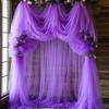 Outdoor Wedding Arch and Chair Mesh Decoration