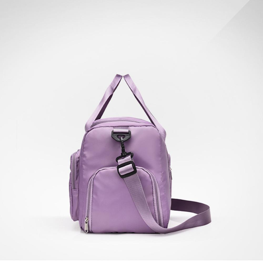 Unisex Large-capacity Travel Bag - Polyester, Fitness Bag with Multiple Compartments, Adjustable Shoulder Straps for Women's Duffel Bags, Fitness Bags
