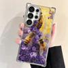Bee Keeping Honey Cute Plating Phone Case For Samsung Galaxy S24 S25 FE S26 Edge S23 Ultra S22 S21 Plus S20 Anti-Fall Airabag Co