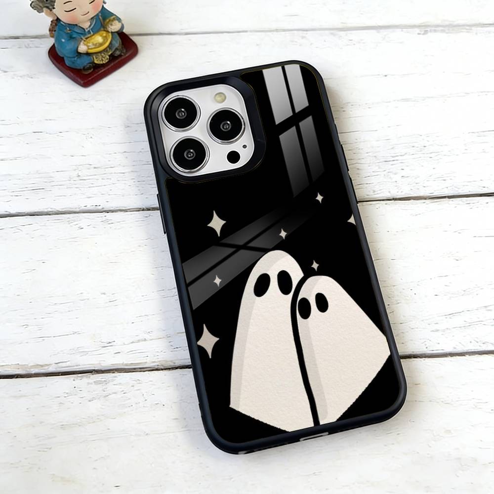 Stardust Ghost Phone Case For iPhone17,16,15,14,13,12,11 Plus,Pro Magnetic For Magsafe Wireless Charging