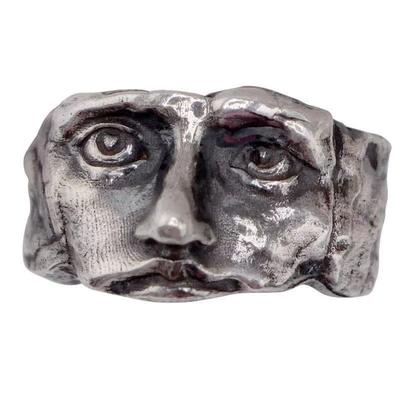 Bague Vénus Rétro Demi-Visage Pour Hommes Femmes Mythologie Grecque Vintage Punk Art Gothique Bague Ouverte Accessoires Unisexe Bijoux de Créateur
