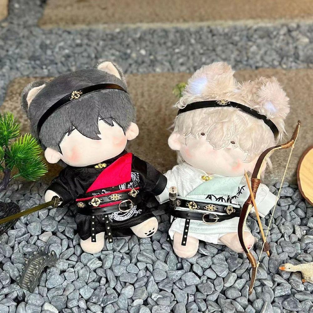 Multicolor Doll Clothes 20CM Mini Hanfu Suit Gift Doll Chinese Dress Set  Stuffed Idol Dolls