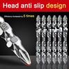 S2 High Hardness Cross Screwdriver Bit 65/100mm Electric Drill Bit  for Hand Drills Electric Drills