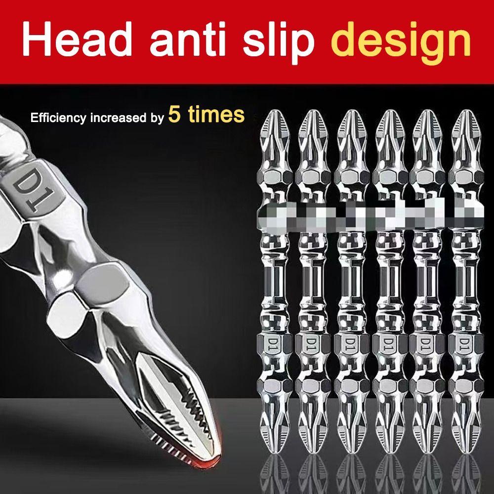 S2 High Hardness Cross Screwdriver Bit 65/100mm Electric Drill Bit for Hand Drills Electric Drills