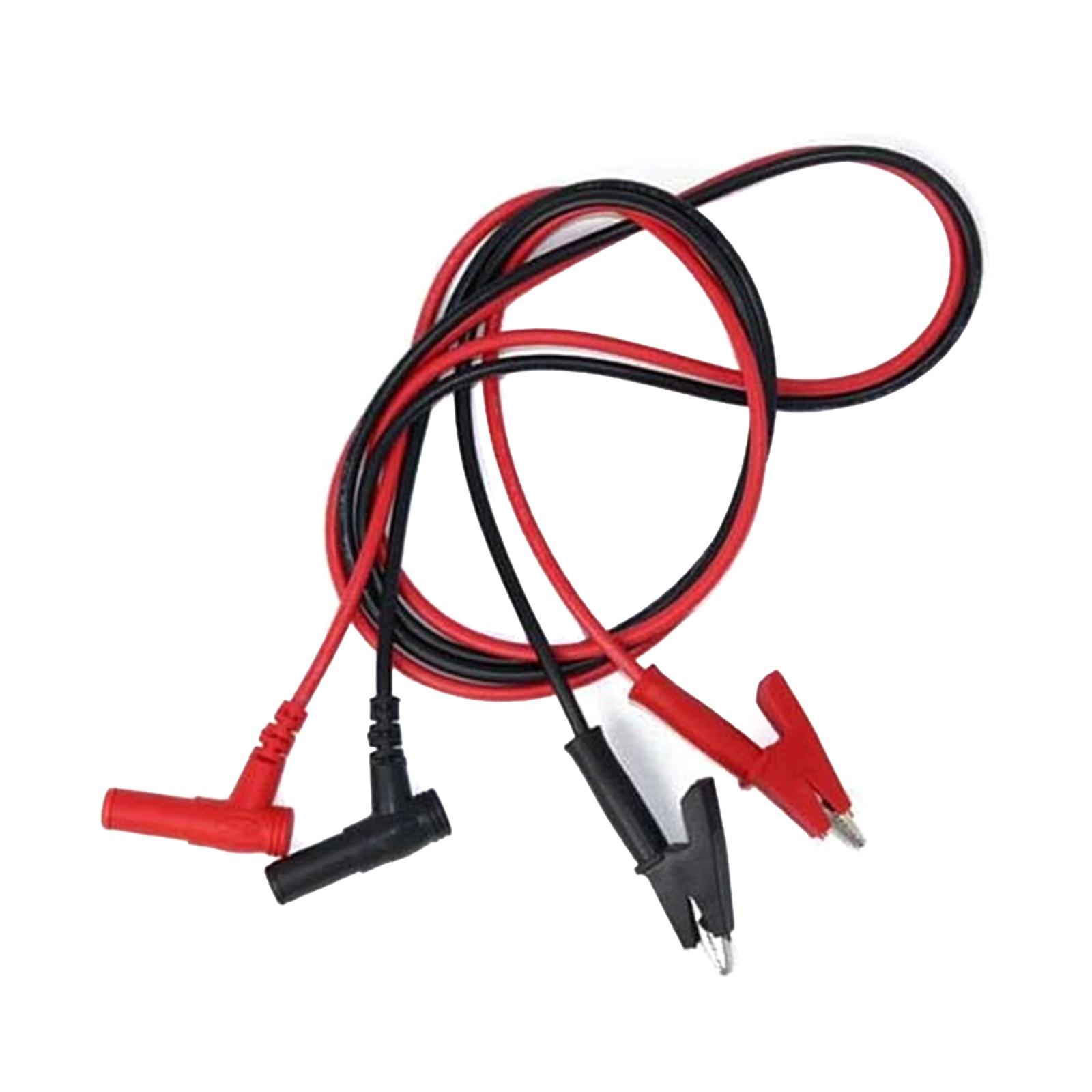 

Flexible PVC Insulated Crocodile Clip Connector Banana Plug to Alligator Clip Test Lead with Banana Plug for Multimeter
