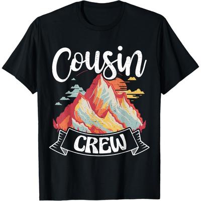 Cousin Crew Mountain Snow Family Best Crew Hike T-Shirt