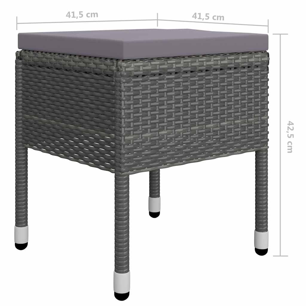 11 Piece Outdoor Dining Set Gray
