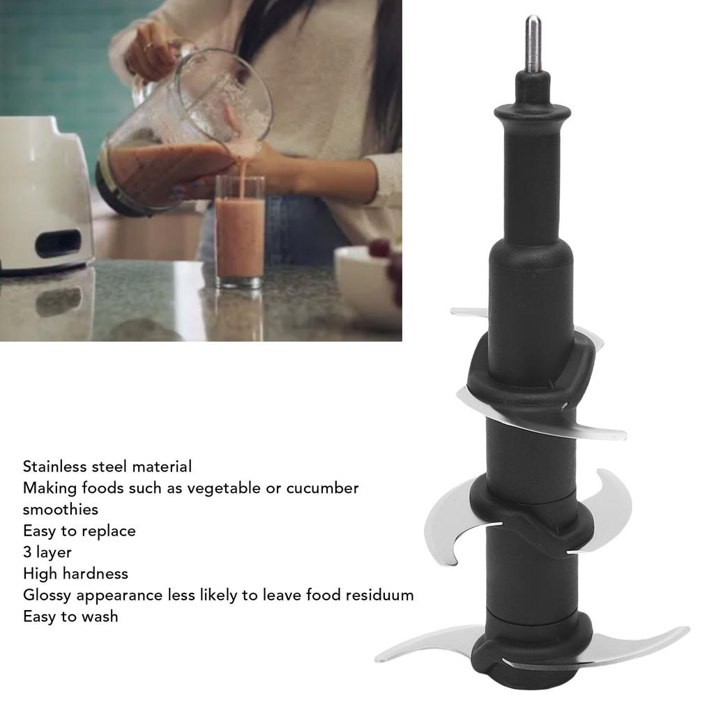 Mixer 6 Klingen Ersatzteile Passend für 72oz 63oz Krug 3 Lagen Edelstahl Professionelles Zubehör