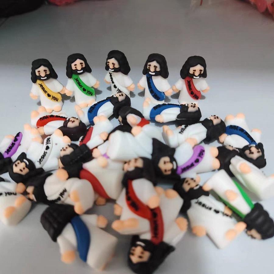 20-60 Stück Kleine Jesusfiguren Jesus liebt dich Mini-Jesusfiguren Verstecken Religiöse Partygeschenke Sonntagsschule Osterei
